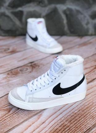 Зимние кроссовки nike blazer mid5 фото