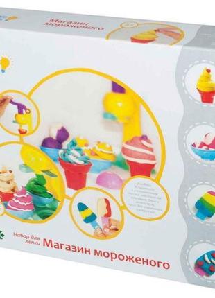 Набір для творчості тісто для ліплення магазин морозива genio kids ta1035