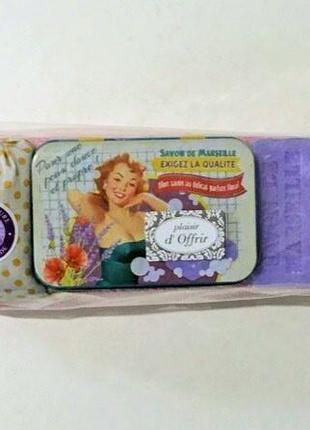 Французский подарочный набор набор с марсельским мылом souvenirs de provence