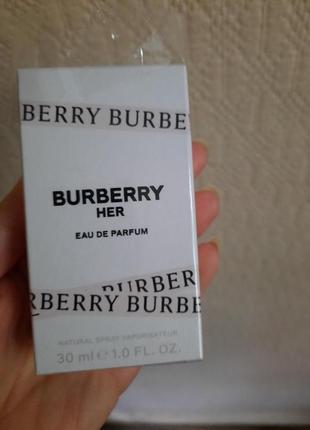 Новый парфюм burberry her