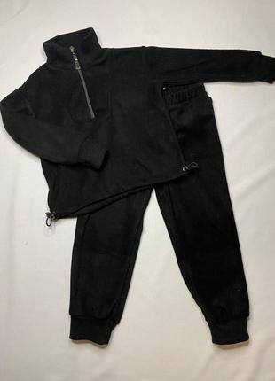 Флисовый детский термо костюм - кофта и штаны флис. спортивный костюм детский флис термо 80-140 см4 фото