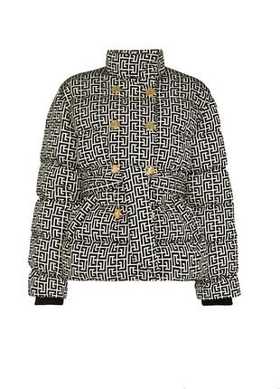 Balmain жіночий пуховик з монограмою