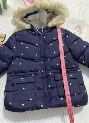 Зимова куртка на дівчинку, курточка, пальто, комбінезон3 фото