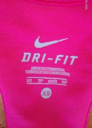 Спортивна компресійна майка з подв.ліфом nike drі fit xs6 фото