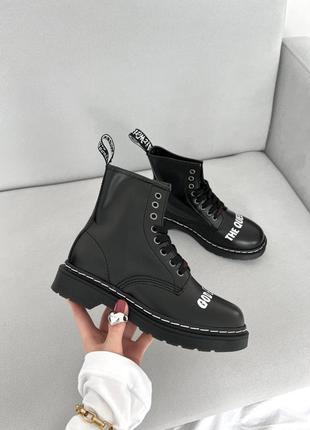 Ботинки кожаные в стиле dr. martens 1460 sex pistols