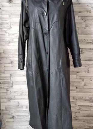 Кожаное женское пальто зима осень sheng li