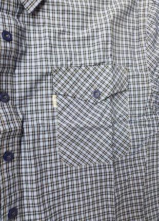 Мужская рубашка с накладными карманами 100% хлопок классика польша, рубашка в клетку