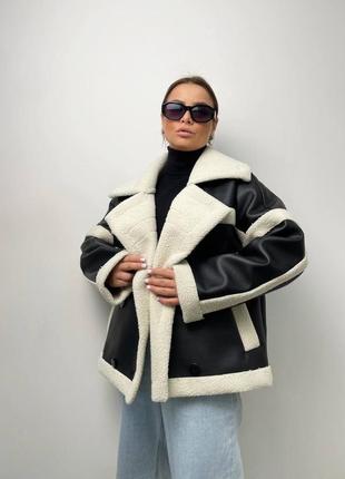 Жіноча зимова дублянка трансформер косуха,женская зимняя дублёнка трансформер косуха,зимова куртка,зимняя куртка6 фото