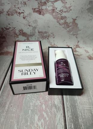 Сыворотка с ниацинамидом sunday riley b3 nice 10% niacinamide serum2 фото