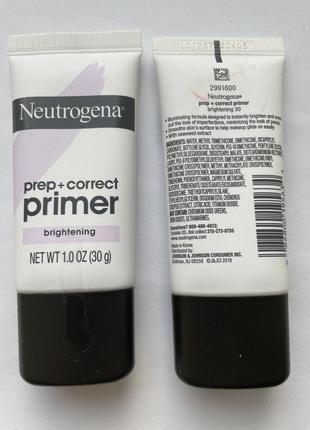 Праймер neutrogena  healthy skin prep + correct primer3 фото