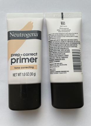 Праймер neutrogena  healthy skin prep + correct primer4 фото