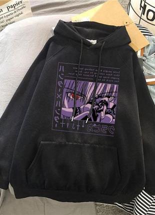 Трендовый теплый худые с принтом из аниме хантер, hunterxhunter