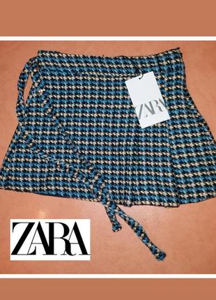 Спідниця тепла zara дитяча 7-9 років. спідниця патріотична. кофта. блуза. гольф h&m