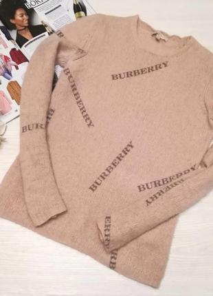 Кашемировая кофта свитер burberry оригинал