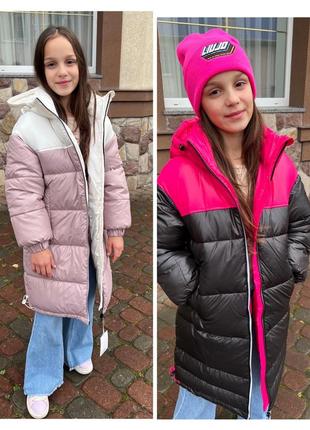 Зимняя куртка пальто для девочек
