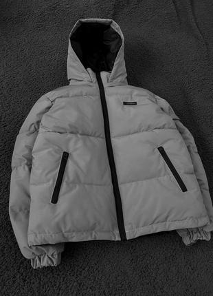 Топ ✅️ зимняя куртка пуховик с капюшоном1 фото