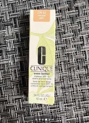 Тональний засіб clinique even better makeup spf 15 evens and corrects, 10мл