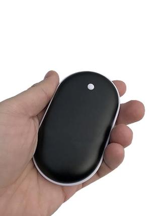 Грелка-повербанк для рук портативный hand warmer powerbank 10000mah