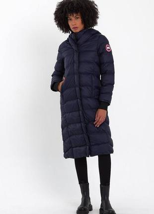 Женская куртка canada goose✨ (черная и темно-синяя)10 фото