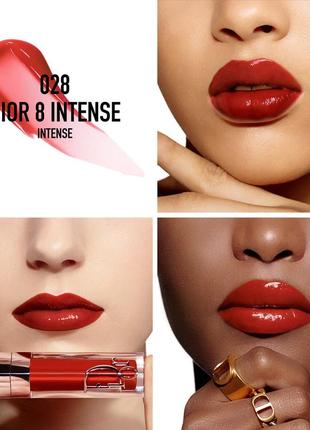 Набор пробников dior addict lip maximizer 4 оттенка блеска плампера + аппликатор для губ6 фото