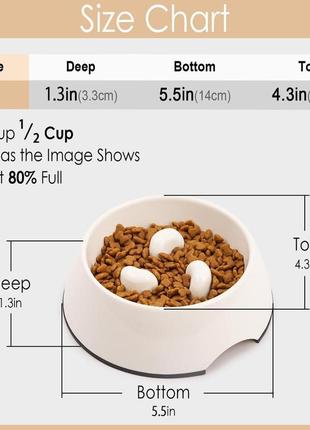 Миска для медленного кормления собак superdesign 1/2 стакана уценка3 фото