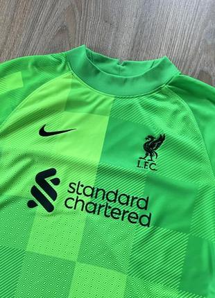 Подростковая тренировочная футбольная футболка джерси nike liverpool fc4 фото