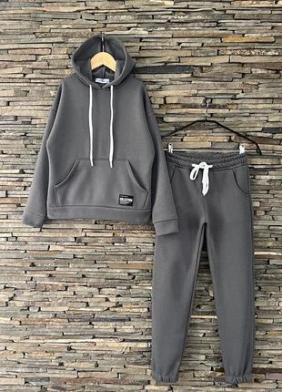 Костюм для підлітка тринитка на флісі 146, 158, 164, см