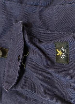 Рюкзак lyle and scott roll top indigo backpack  jeans/leather2 фото