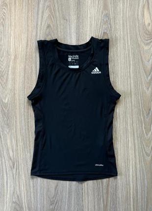 Женская компрессионная майка компресионка adidas techfit compression1 фото