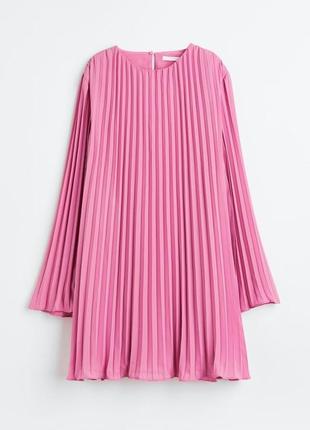 Платье плиссе,гармошка с свободными рукавами на праздник,вечернее,коктейльное