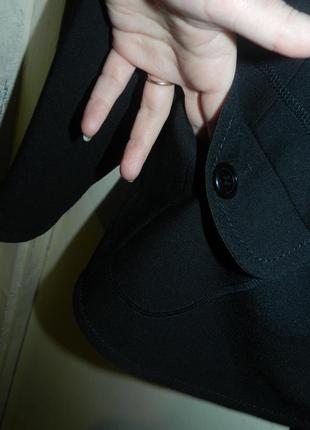 Офисный,чёрный жакет-пиджак с карманами,большого размера,сост.нового,gerry weber7 фото