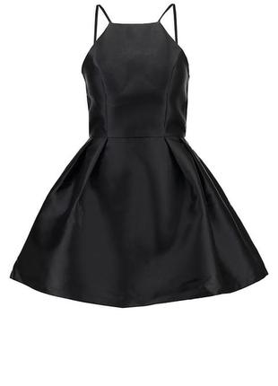 Міні чорне плаття на випускний вечірку chi chi london № 120