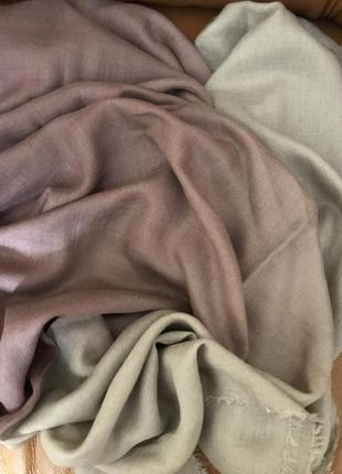 Великий шарф палантин вовняний