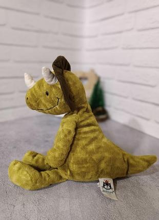 Мягкая игрушка динозавр jellycat triceratops

трицератопс3 фото