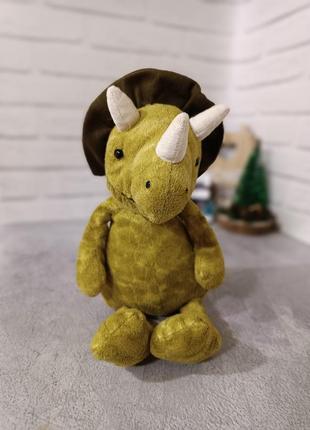 Мягкая игрушка динозавр jellycat triceratops

трицератопс2 фото