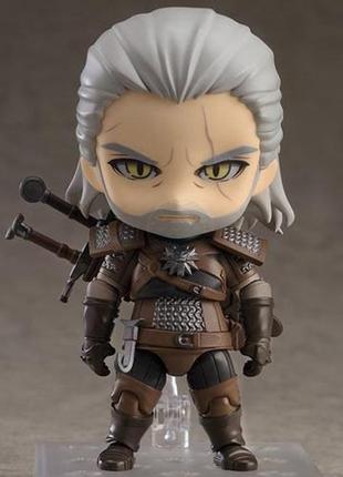 Рухома фігурка геральт, статуетка geralt nendoroid 10см. фігурка witcher 3