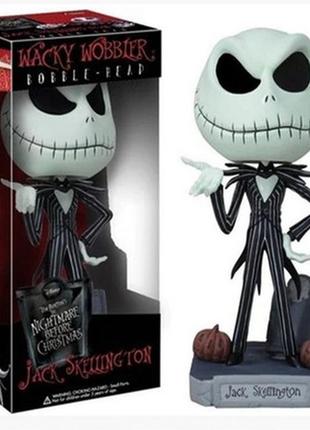 Фигурка джек скеллингтон в подарочной коробке. игровая фигурка jack skellington 16 см. статуэтка кошмар перед