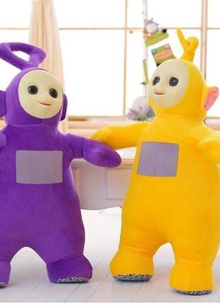 Набір м'яких іграшок телепузики resteq. іграшки з мультфільму teletubbies 4 шт. м'яка іграшка тинки-вінкі, діпсі, ляля і по3 фото