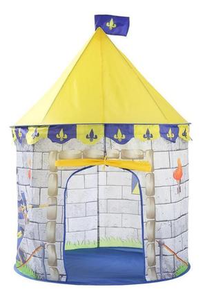 Игровая палатка resteq. палатка для детской комнаты. складная палатка для детей. игровой домик. палатка замок1 фото