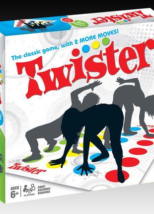 Игра твистер 2. настольная игра twister (новая версия) с двумя новыми заданиями. твистер англоязычный