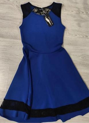 Новое платье синего цвета