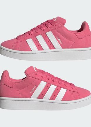 Оригинальные кроссовки adidas campus 00s pink fusion cloud white2 фото