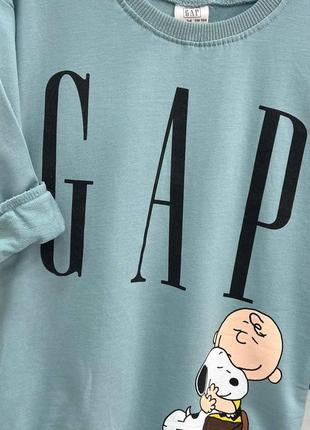 Свитшот унисекс для девочки мальчика гап gap качественный оригинальный весенний весна 2 нить качественная снупе туречка3 фото