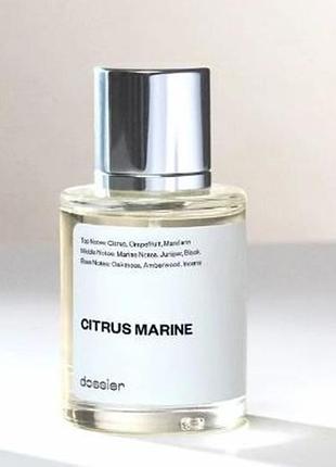 Парфюмированная вода dossier citrus marine inspired by dolce&gabbana