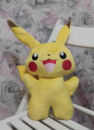 Плюшева іграшка покемон пікачу жовтий подарунок для дитини 30см 45991 фото