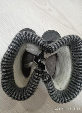 Валянки детские котофей, детская зимняя обувь 25 г.7 фото