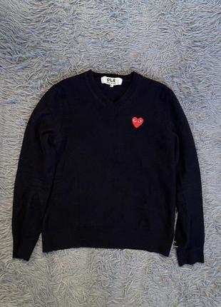 Вовняний светр play comme des garcons