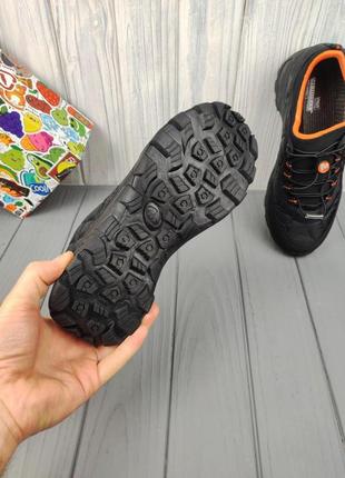 Кроссовки мужские осень - зима merrell ice cap thermo black orange9 фото