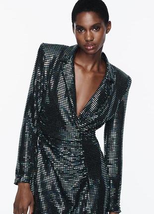Эффектное платье макет от zara