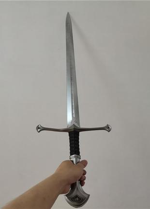 Іграшковий меч 104 см нарсіл короля арагорна resteq. меч іграшка. точно такий як у фільмі «володар перстнів» сувенірний меч5 фото